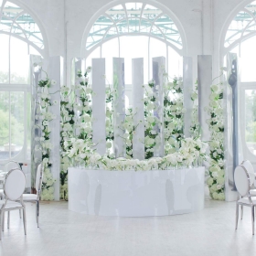 Июньская свадьба в стиле минимализм от студии Maria German Decor