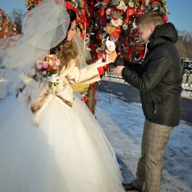 Свадьба зимой.