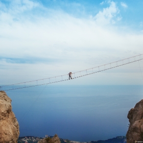 Свадьба для двоих в Крыму. Фотосессия на г. Ай-Петри. 2016 г.